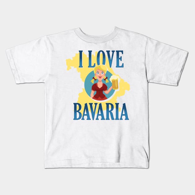 Munich Bavaria Kids T-Shirt by Urban_Vintage